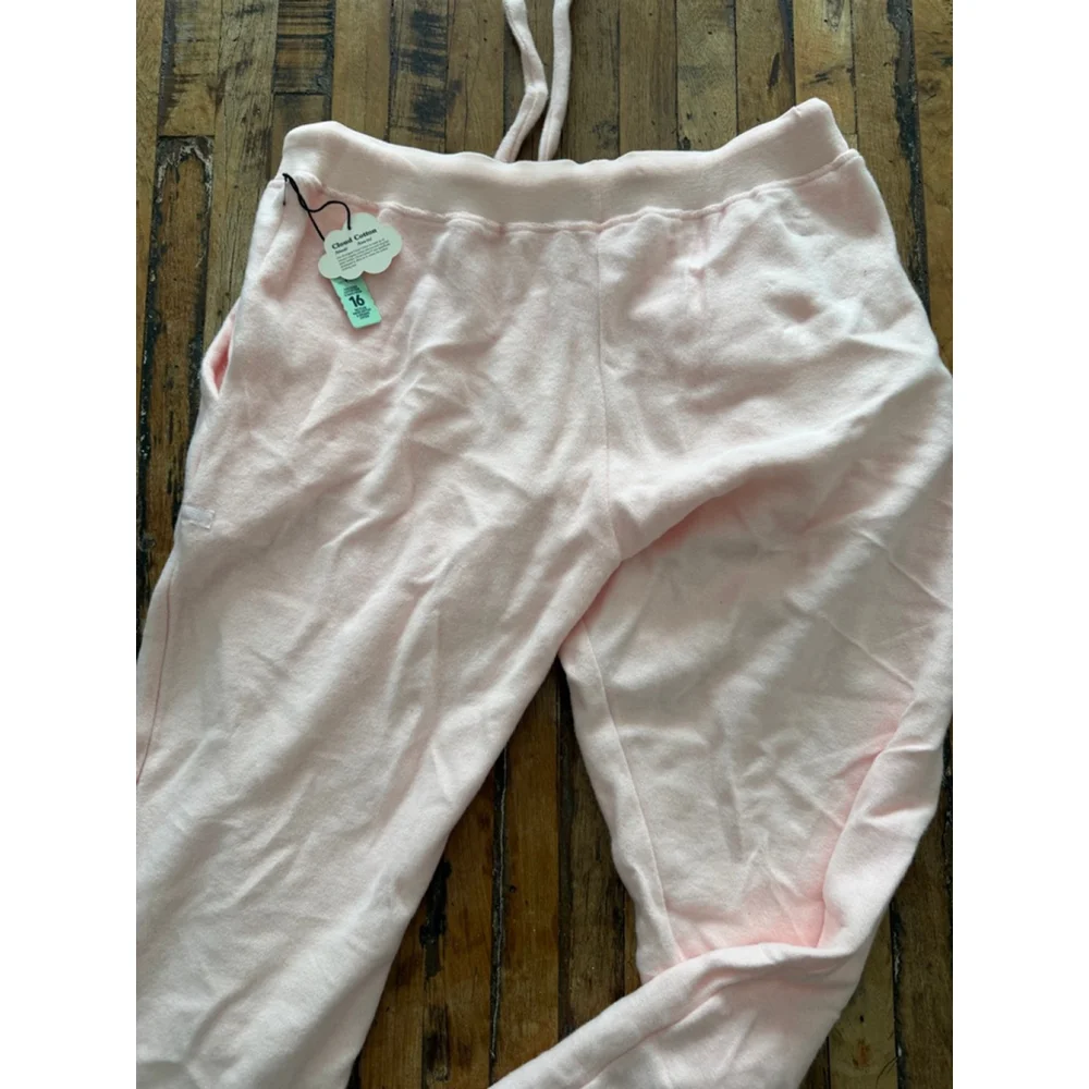 Women's Soft Serve Pink Cloud Cotton Joggers XL - Picture 7 of 8